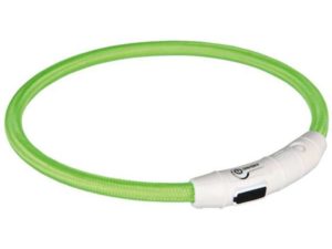 Trixie Flash Leuchtring USB Grün - XS-S