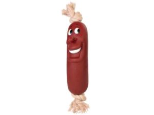 Trixie Vinyl-Würstchen am Tau - 12 cm