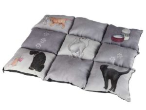 Trixie Katzendecke Patchwork Cat - grau, 45 x 55 cm