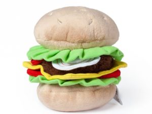 Karlie Flamingo Hundespielzeug Plüsch Burger