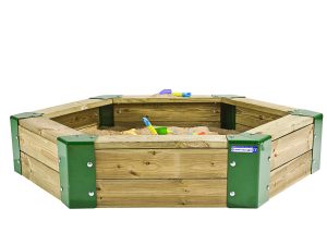 Soroplay Sandkasten 150 cm 6-eckig
