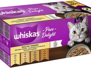 Whiskas Pure Del. Geflügel Rag Gelee 40x85gP