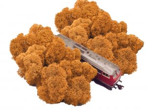 Muwse Islandmoos Melonengelb 50 g Maßstab Spur H0 Modellbau