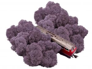 Muwse Islandmoos Flieder 50 g Maßstab Spur H0 Modellbau