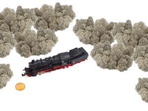 Muwse Islandmoos Cremeweiss 50 g Maßstab Spur N Modellbau