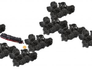 Muwse Islandmoos Dunkelgrau 50 g Maßstab Spur N Modellbau