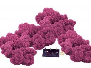 Muwse Islandmoos Veilchen Pink 100 g Maßstab Spur TT Modellbau