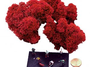 Muwse Islandmoos Mohnrot 10 g Maßstab Spur TT Modellbau