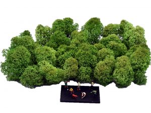 Muwse Islandmoos Tannengrün 25 g Maßstab Spur TT Modellbau