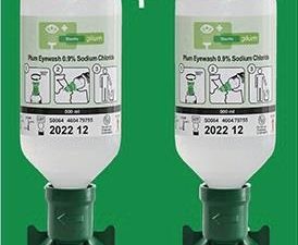 Augenspülstation 2x0,5l H290xB228xT80ca.mm Haltbarkeit 3 Jahre(ungeöff. Flasche)