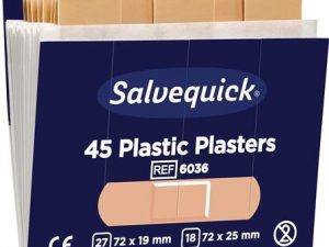 Pflasterstrips Salvequick wasserfest 6 Nachfüllpack je 45 St.SALVEQUICK