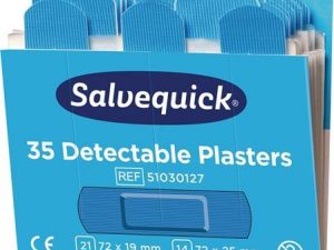Pflasterstrips Salvequick detectable 6 Nachfüllpack je 35 St.SALVEQUICK