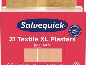 Pflasterstrips Salvequick Textilpflaster ext.gr.6Nachfüllpack je 21St.SALVEQUICK