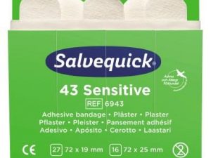 Salvequick Pflaster sensible 6943 Allergiker 43 St./Pack.