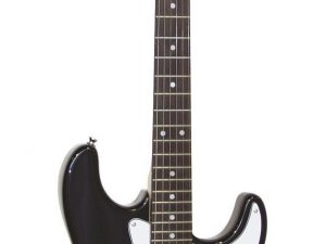 DIMAVERY ST-203 E-Gitarre, schwarz