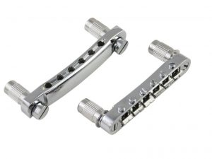 DIMAVERY Brücke u. Stopbar Tailpiece für LP-Modell