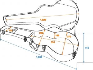 DIMAVERY ABS-Case für Klassik-Gitarre