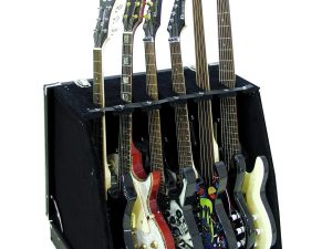 DIMAVERY Ständercase für 6 Gitarren