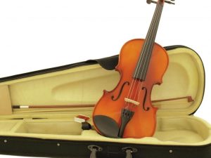 DIMAVERY Violine 4/4 mit Bogen, im Case