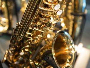 DIMAVERY SP-50 B-Tenorsaxophon, gold