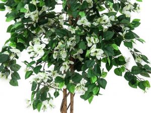 EUROPALMS Bougainvillea, Kunstpflanze, weiß, 150cm