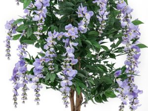 EUROPALMS Goldregenbaum, Kunstpflanze, violett, 180cm