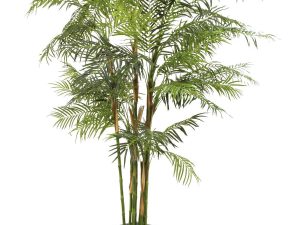 EUROPALMS Cycasrohr Palme, Kunstpflanze, 280cm