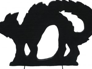 EUROPALMS Silhouette Katze, 63cm