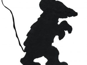 EUROPALMS Silhouette Maus, 56cm