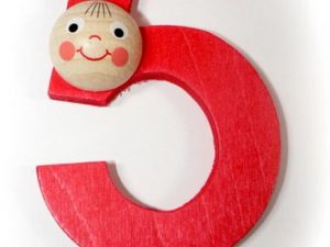 Holz-Geburtstagszahl 5, 1 Stück