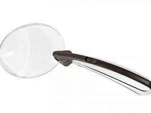 WEDO  Lupe rund mit LED rahmenlos