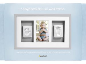 PEARHEAD Babyprints Wandrahmen enthält alles was benötigt wird, um einen Fuß- und Handabdruck zu erstellen