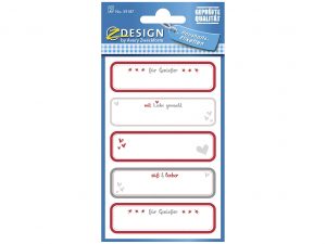 AVERY ZWECKFORM Haushaltsetikett gr/ro 2Bg