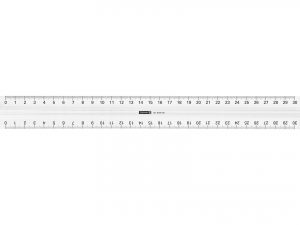 BRUNNEN Lineal 30cm mit Griff