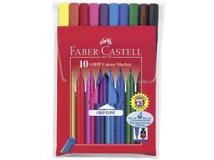 Faber Castell Fasermaler Colour Grip 10er 10er Etui