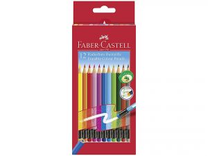 Faber Castell Farbstifte radierbar 12er 12er Kartonetui
