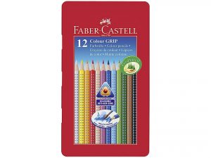 Faber Castell Farbstifte 'Colour Grip 2001' 12er Blechetui