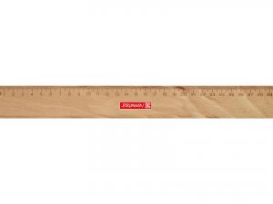 BRUNNEN Lineal 30 cm Holz