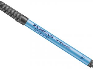STAEDTLER Lumocolor correct. F schwarz