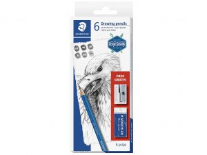 STAEDTLER Zeichenbleistift D.J. Mars 6er 6er Kartonetui