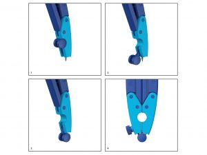 PELIKAN Schulzirkel griffix blau