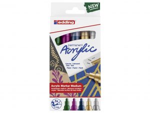 edding Acrylic Marker 5100 festli 5ST 5er Etui