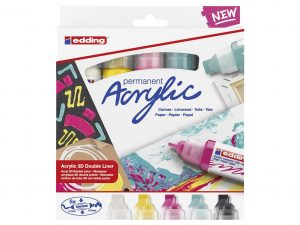 edding Acrylic Marker 5400 basic 5ST 8er Etui