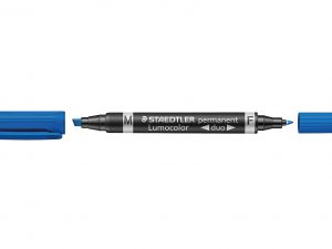 STAEDTLER Zweispitzmarker Lumocolor blau