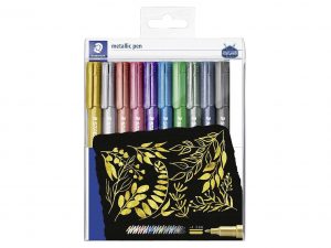 STAEDTLER Marker metallic pen 10ST 10er Etui