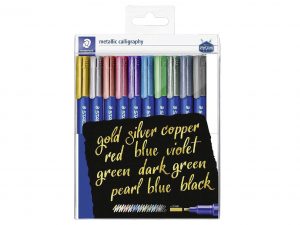 STAEDTLER Marker metallic calligr 10 ST 10er Etui