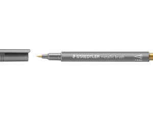 STAEDTLER Marker metallic brush gold