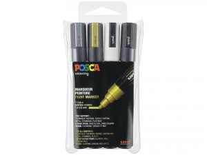 UNIBALL Marker POSCA PC-5M 4er Set 4er Set