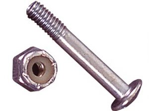 Charlsten Kickerschrauben + Mutter für 16 mm Stangen - 22 Stück Komplettset