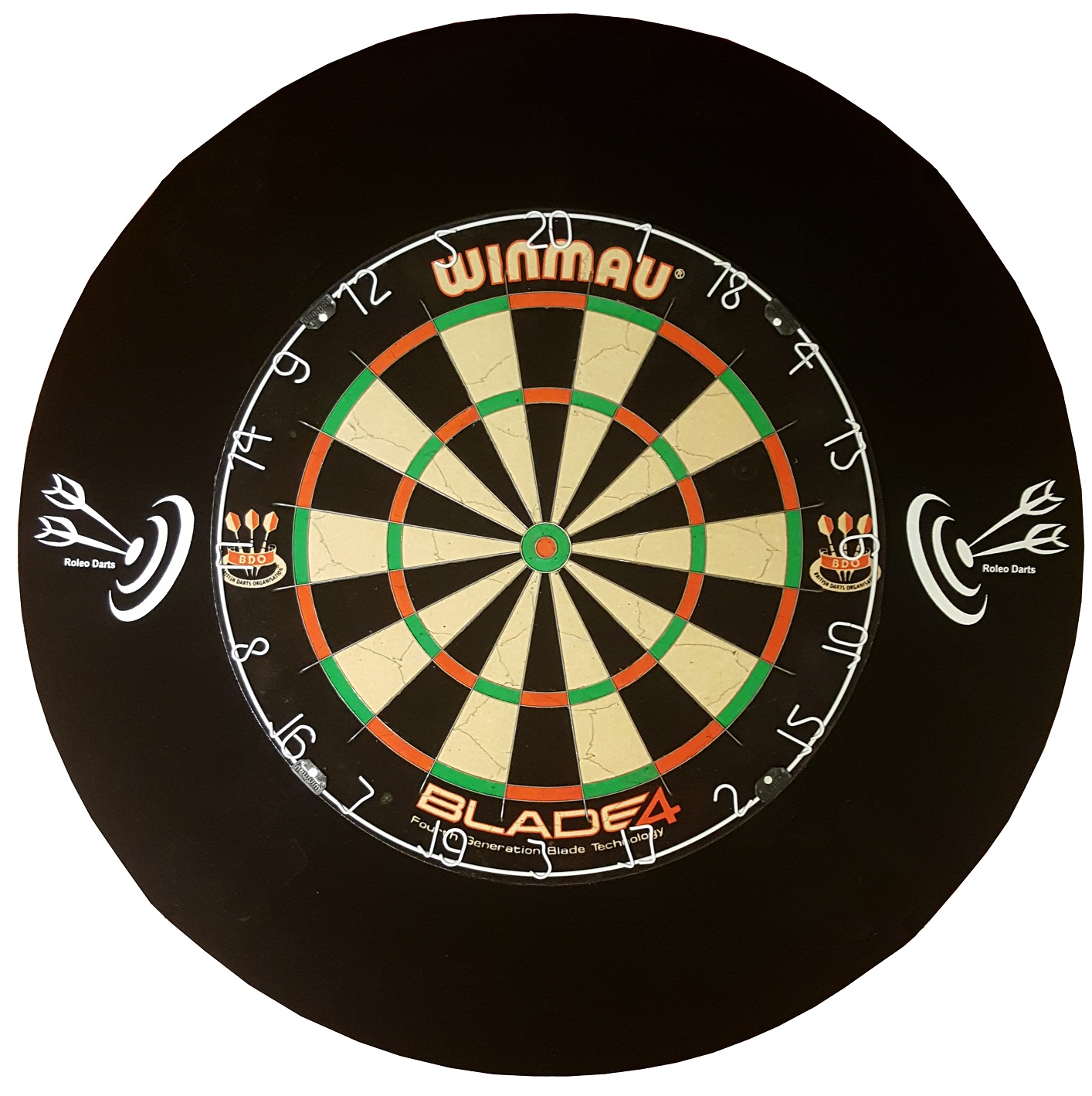 Roleo Dart Auffangring Schwarz – Bild 4